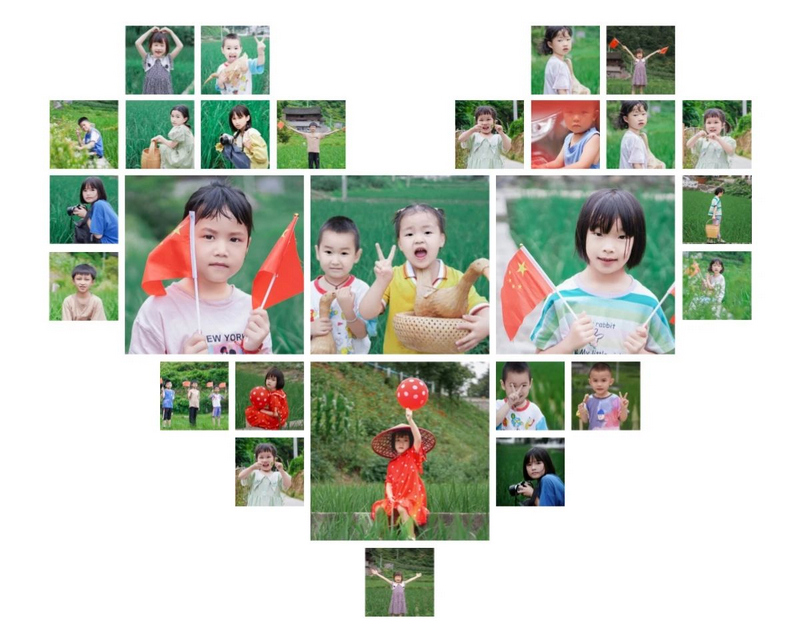 实践团队为农村少年儿童拍摄的写真。hbs04红宝石线路供图