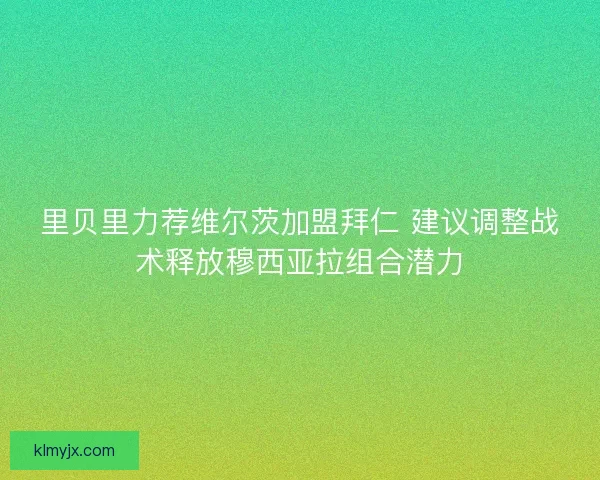 里贝里力荐维尔茨加盟拜仁 建议调整战术释放穆西亚拉组合潜力